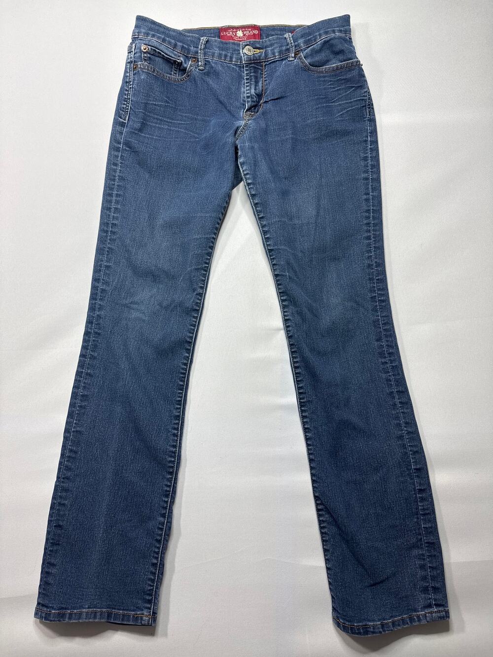 Lucky Brand Women's Sweet 'N'‎ Straight Blue Jeans - Size 6/28 Ankle (28x29)